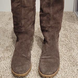Sherpa Lined Tall Suede Boot